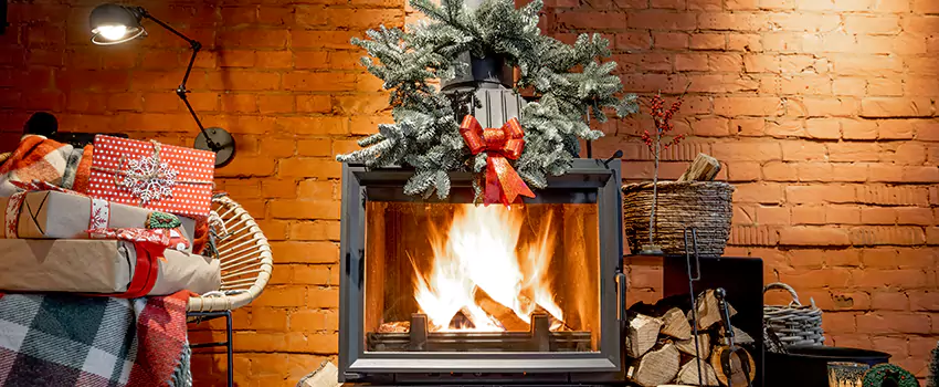 Travis Industries Linear Gas Fireplace Installation in Montgomery, Illinois