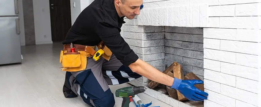 Fireplace Damaged Damper Frame Repair Services in Montgomery, Illinois