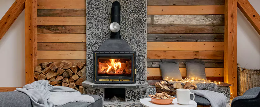 Thelin Hearth Products Direct Vent Gas Stove Fireplace Inspection in Montgomery, Illinois
